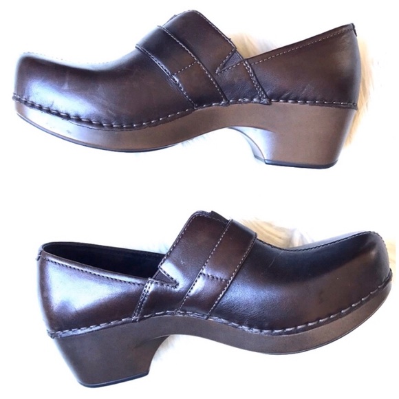 Dansko Women’s Jane Clog Brown Leathet NWOT 39 - Picture 2 of 8